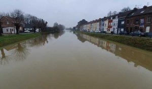 Inondations : des secteurs encore sous les eaux à Merville