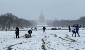 Ruée vers la neige à Washington, D.C