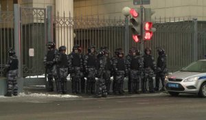 Forte présence policière au tribunal de Moscou avant le verdict pour Navalny