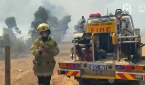 Australie: les pompiers luttent contre les feux de forêt près de Perth