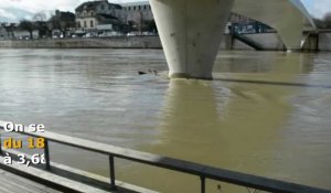 La rivière Aisne continue de monter à Soissons