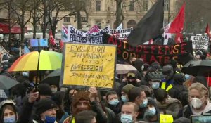 Début de la manifestation à Paris contre la loi de "sécurité globale"