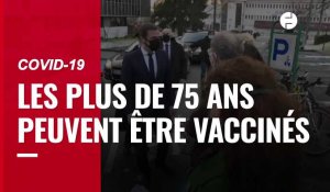 VIDÉO. La vaccination des plus de 75 ans démarre en France