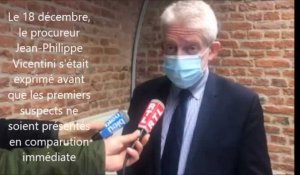 Quelques jours après les faits commis à La Briquette le 13 décembre, le procureur Jean-Philippe Vicentini condamne une agression d'une grande violence