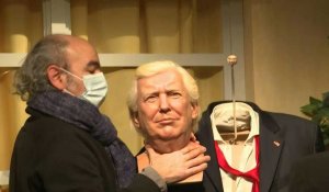 A Paris, au musée Grévin, Trump est déjà mis au rebut