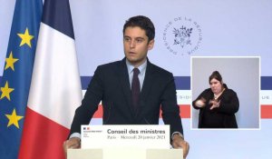 Attal: "Pas d'évolution des restrictions nationales cette semaine"