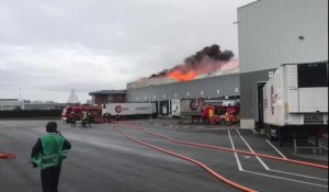 Bailleul : incendie dans les locaux de l'entreprise Caillot