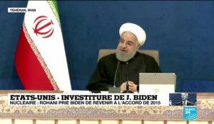 Etats-Unis - Iran : Hassan Rohani prie Joe Biden de revenir à l'accord de 2015 sur le nucléaire