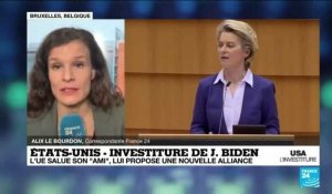 Investiture de Joe Biden : L'U.E salue son "ami" et lui propose une nouvelle alliance