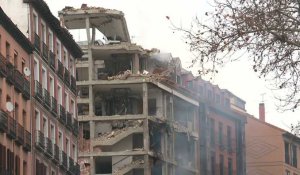 Forte explosion dans un immeuble du centre de Madrid, au moins deux morts