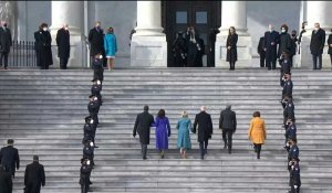 Joe Biden et Kamala Harris arrivent au Capitole pour prêter serment