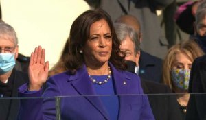Kamala Harris prête serment en tant que vice-présidente des Etats-Unis