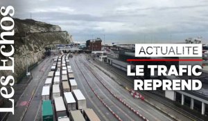 Camions bloqués à Douvres: la situation revient à la normale 