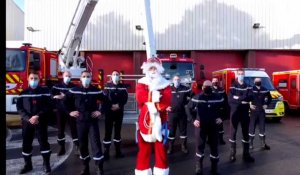 Insolite : Avant les fêtes, les pompiers de Compiègne ont coaché... le Père Noël