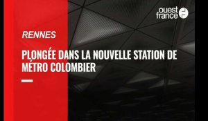 À Rennes, plongée dans la nouvelle station de métro Colombier