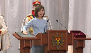 Moldavie: la nouvelle présidente pro-européenne investie