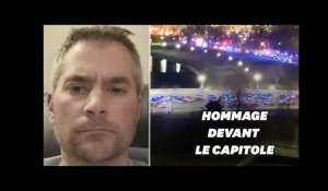 L'hommage de la police de Washington après la mort d'un agent blessé au Capitole