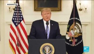 Trump condamne l'attaque du Capitole et assure vouloir une transition "sans accrocs"