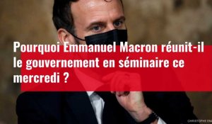 Pourquoi Emmanuel Macron réunit-il le gouvernement en séminaire ce mercredi ?