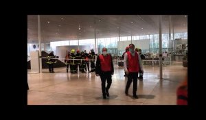 Intervention des pompiers au Louvre-Lens pour un exercice d'évacuation grandeur nature 