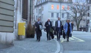 Arrivée du magnat franco-israélien Beny Steinmetz jugé à Genève pour corruption