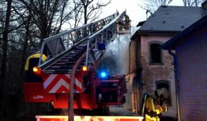 Incendie dans une habitation de Maillen ( Namur )