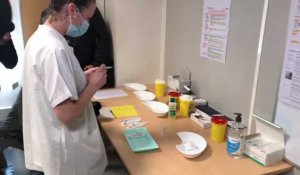 Le vaccin se prépare dans le centre Foch de Perpignan