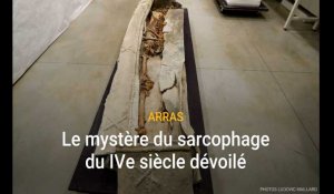 Arras: le sarcophage du IVe siècle dévoile ses premiers secrets