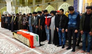 Irak: funérailles de victimes du double attentat suicide