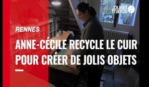 A Rennes, Anne-Cécile crée des objets à offrir en cuir recyclé