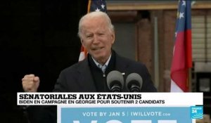 Élections sénatoriales aux États-Unis : Joe Biden renoue avec la campagne électorale en Géorgie