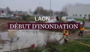 Un accident provoque un début d'inondation à Laon