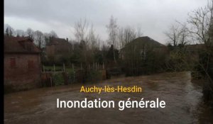Auchy-lès-Hesdin touché par des inondations
