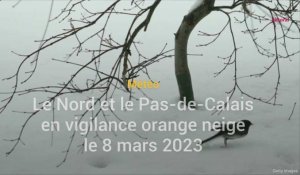Le Nord et le Pas-de-Calais en vigilance orange neige et verglas le 8 mars 2023