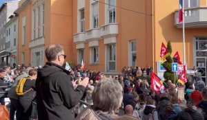 Plus de 350 manifestants rassemblés contre la réforme des retraites à Valserhône