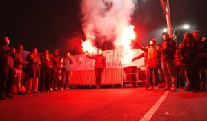 Retraites: blocage du dépôt de bus RATP de Saint-Denis-Pleyel