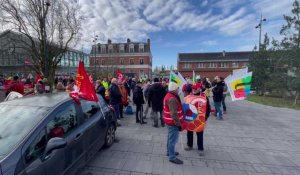 Environ 800 manifestants contre la réforme des retraites à Béthune ce 11 mars
