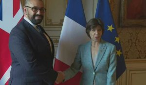 36e Sommet franco-britannique: Catherine Colonna reçoit son homologue britannique James Cleverly