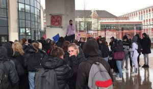 Les lycéens de Bruay-La-Buissière mobilisés contre la réforme des retraites