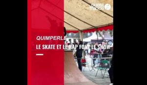 VIDÉO.. Le skate et le rap assurent le show à Quimperlé