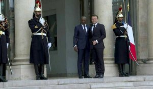 Emmanuel Macron reçoit le président du Bénin Patrice Talon
