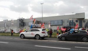 Manifestation à Cambrai et opération escargot