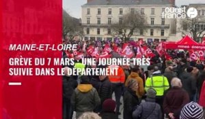 VIDÉO. Grève du 7 mars : tour d'horizon d'une journée très suivie dans le Maine-et-Loire