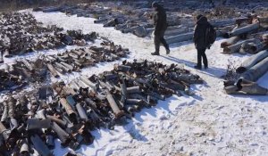 À Kharkiv, un "cimetière de missiles" russes, pour prouver les crimes de guerre de Moscou