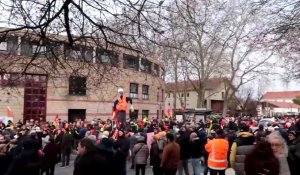 Manifestation contre la réforme des retraites à Châlons-en-Champagne