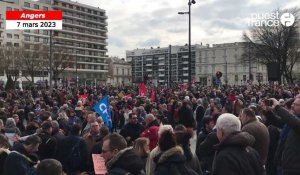 VIDÉO. Grève du 7 mars : coup d’envoi de la manifestation contre la réforme des retraites à Angers