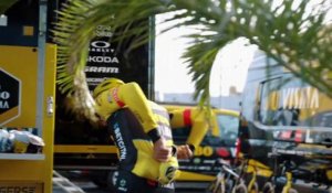 Tour des Flandres 2023 - Wout Van Aert, Christophe Laporte et les Jumbo-Visma en reconnaissance du Ronde van Vlanderen ce jeudi !