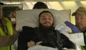 Dans un "hôpital volant", l'espoir de jours meilleurs pour des blessés d'Ukraine