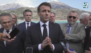 Sainte-Soline: des "milliers de gens" étaient simplement venus pour faire la guerre", affirme Macron