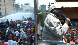 Manifestations au Kenya: gaz lacrymogènes contre le convoi de l'opposant Odinga